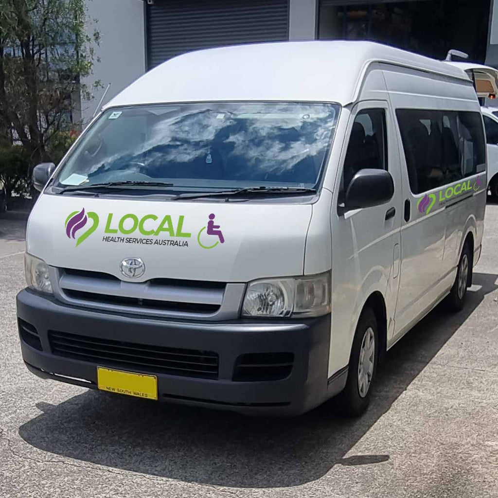 Local Health Services Australia disability bus.